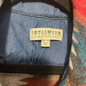 Aztec Flannel Shirt Jacket - XS